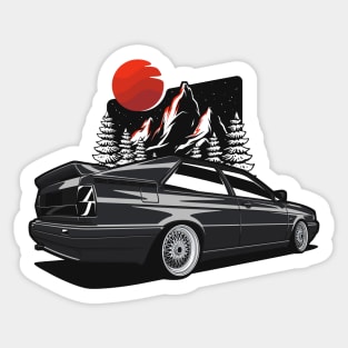 Black Coupe GT B2 1980 Night Sticker